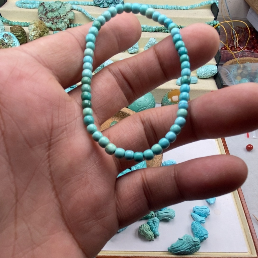 绿松石未镶嵌手链