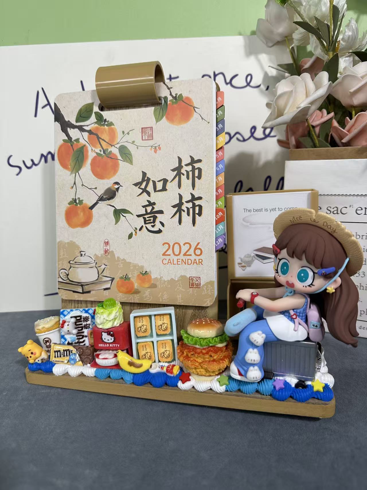 5天发【日历】专业手作人手工创意奶油胶DIY摆件