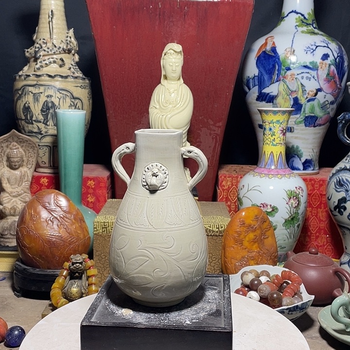 瓷片青花瓷器手工制作