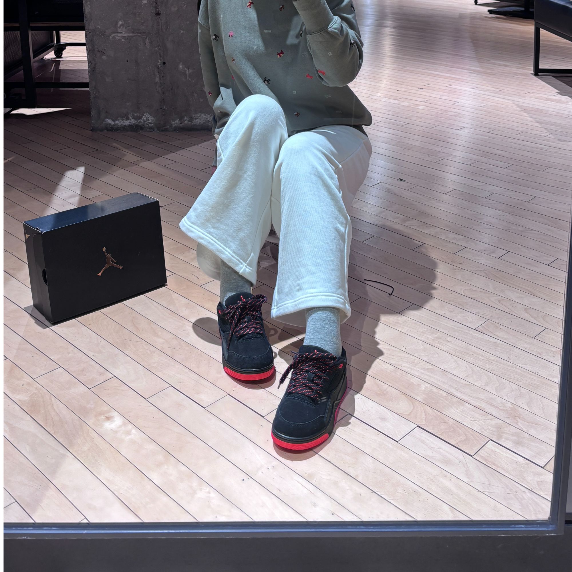 NIKE耐克正品马年新款Jordan Flight Court 男运动鞋福HF3255-011