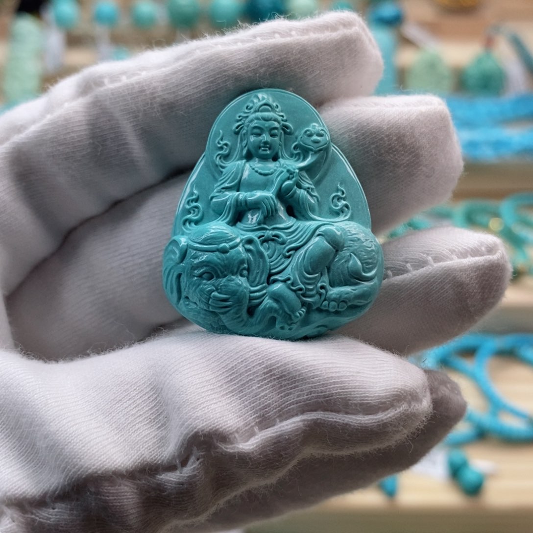 绿松石珠宝奇石未镶嵌