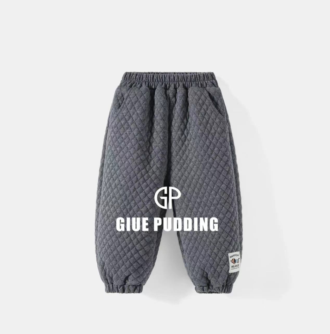 汤圆Glue pudding童装【菱格棉裤】冬季复古百搭加绒灯笼裤 YA-3426