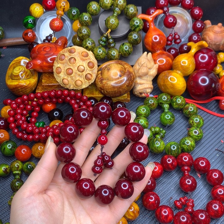 木琥珀木红油2.0手串