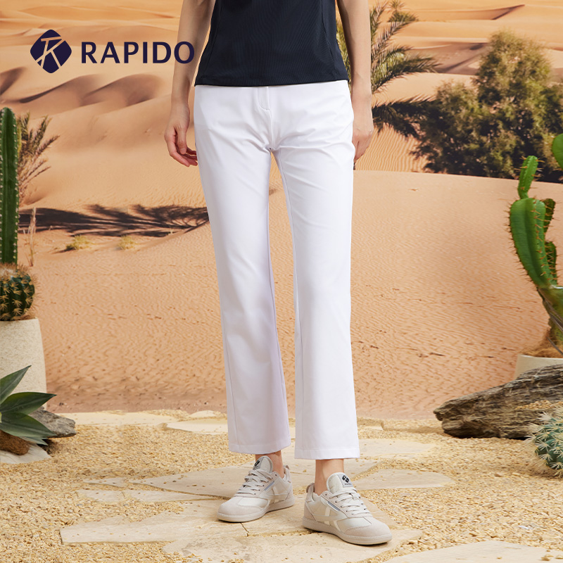 Rapido睿必度夏季女士GOLF微喇时尚修身长裤雳霹道CP4721Z21