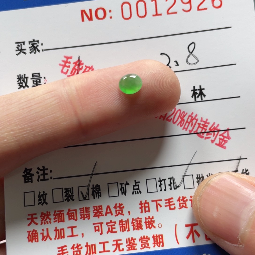 翡翠颈饰未镶嵌翡翠