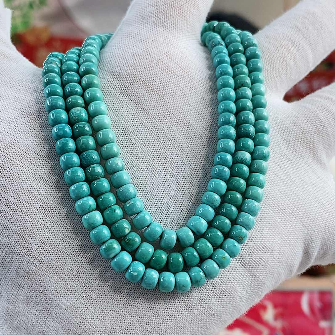 绿松石珠宝奇石未镶嵌月*