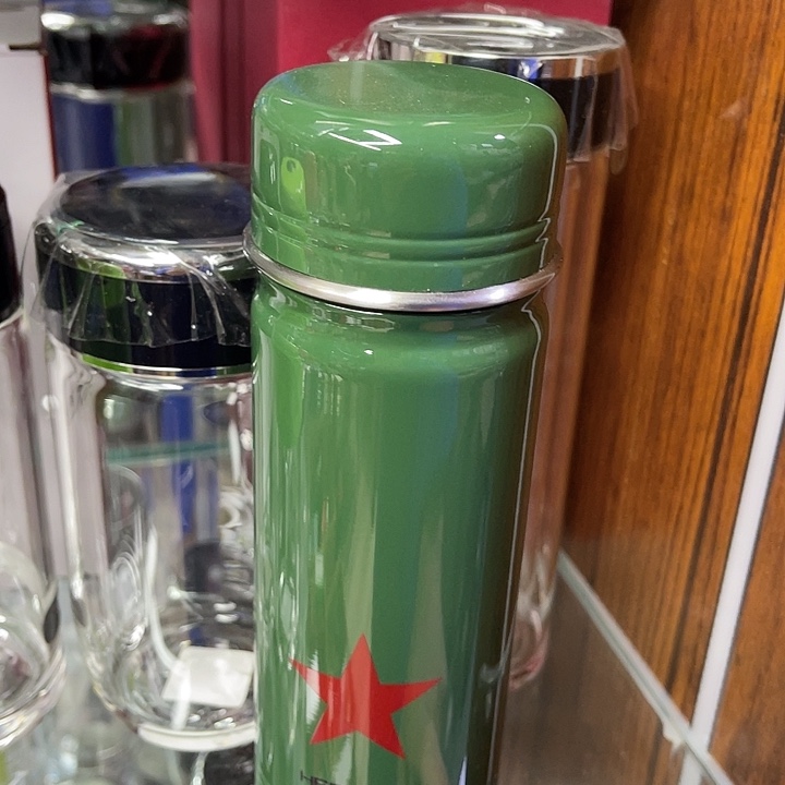 玻璃茶隔款希诺军旅保温杯