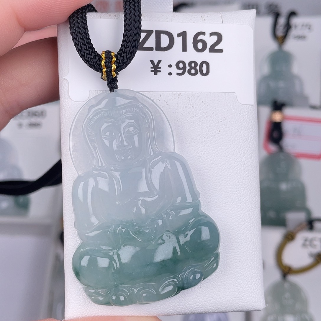 翡翠未镶嵌颈饰zd162