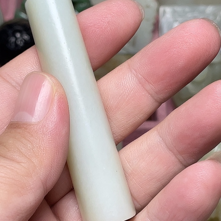 冰***淋和田玉未镶嵌挂件