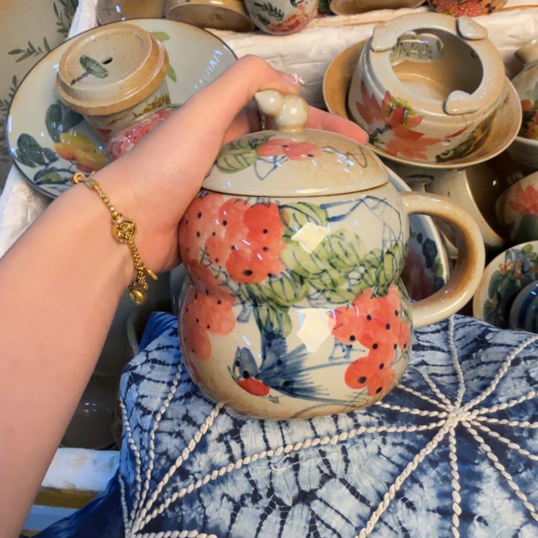 瓷片景德镇陶瓷手工手绘