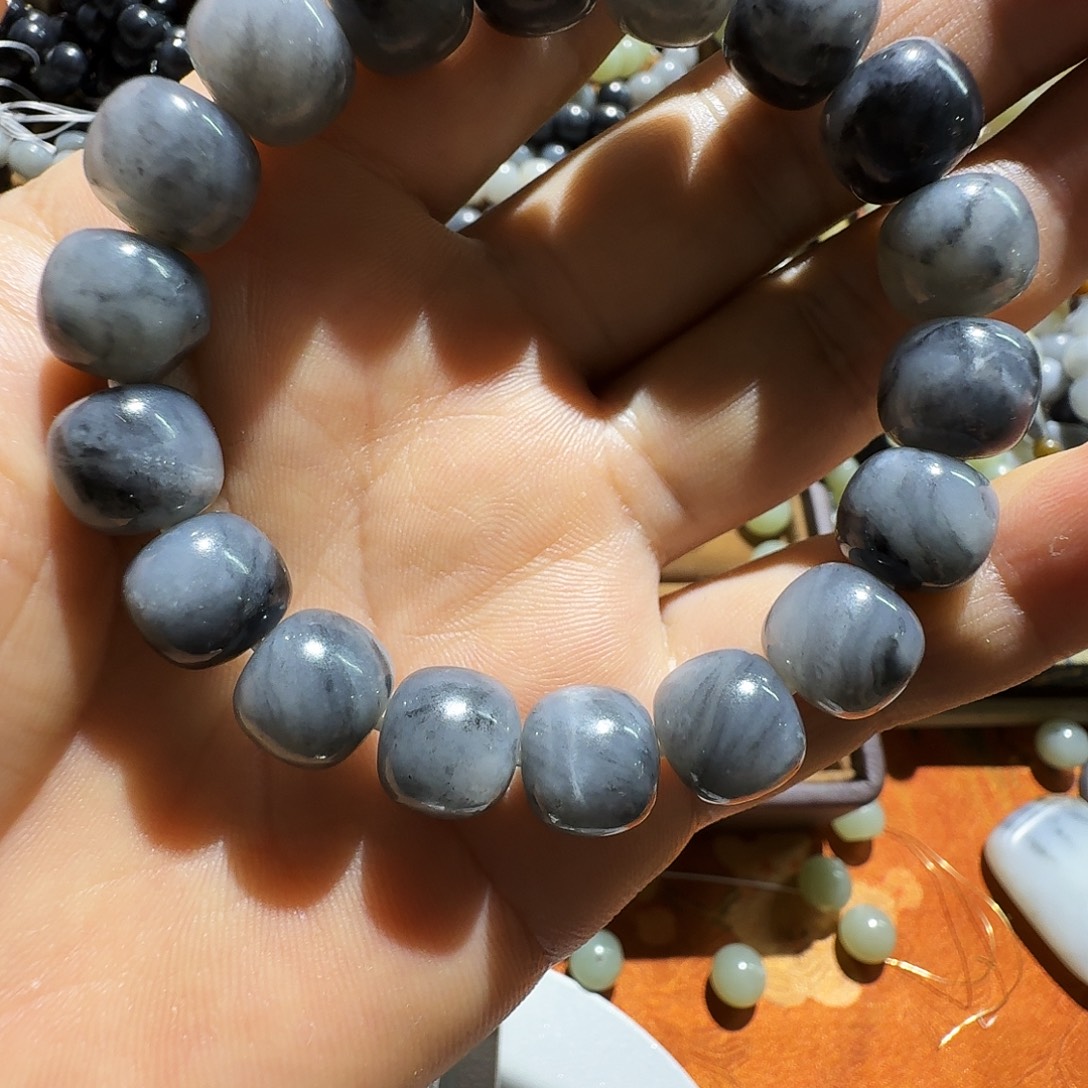 和田玉（子料）未镶嵌手链