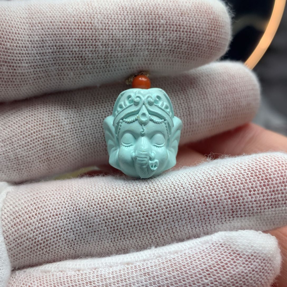 绿松石挂件未镶嵌