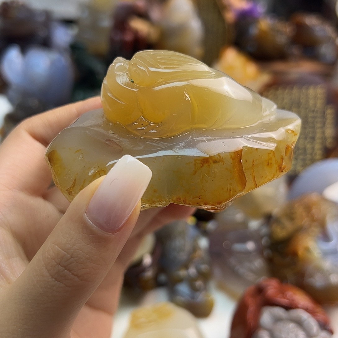 玛瑙/玉髓未镶嵌颈饰