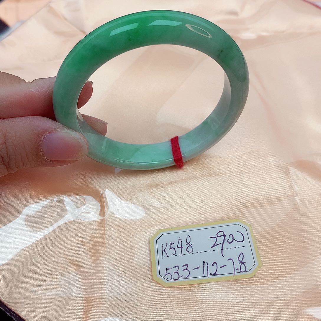 翡翠未镶嵌手镯缅甸翡翠