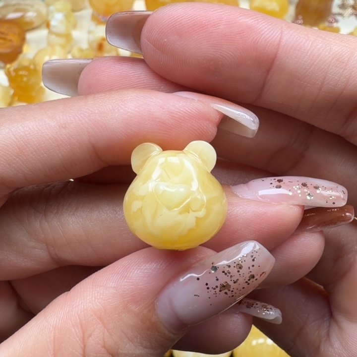 琥珀未镶嵌裸石蜜蜡