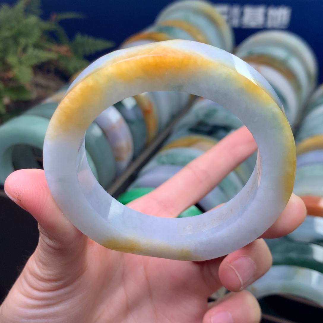 定制翡翠未镶嵌手镯定制不退不换