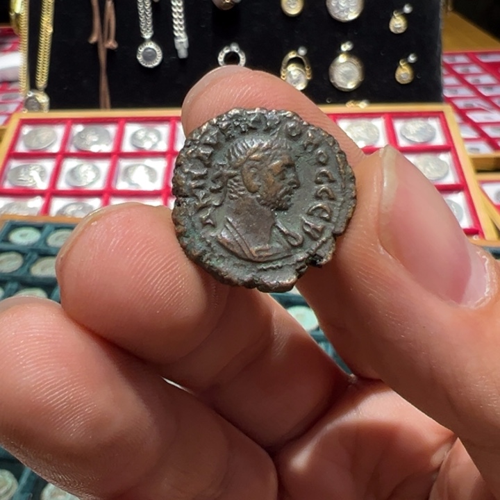 银汗古罗马帝国埃及行省铜币