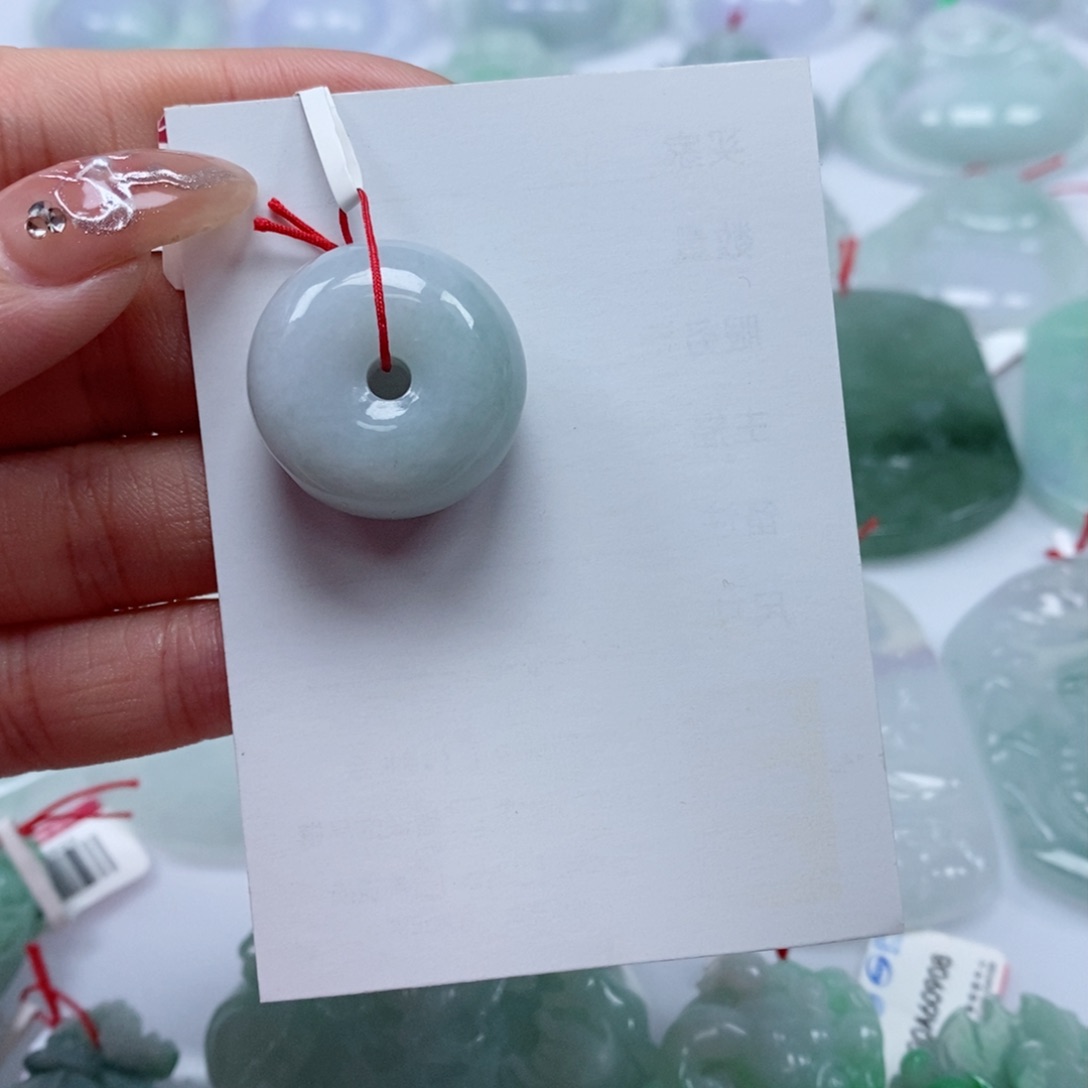 颈饰未镶嵌翡翠天然翡翠a货