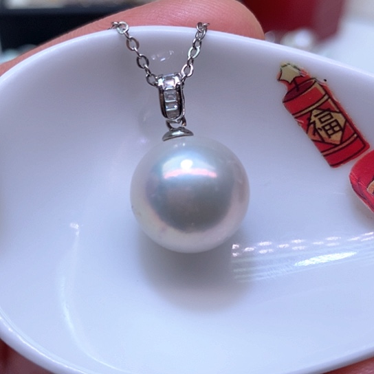 淡水珍珠耳饰银S925镶嵌