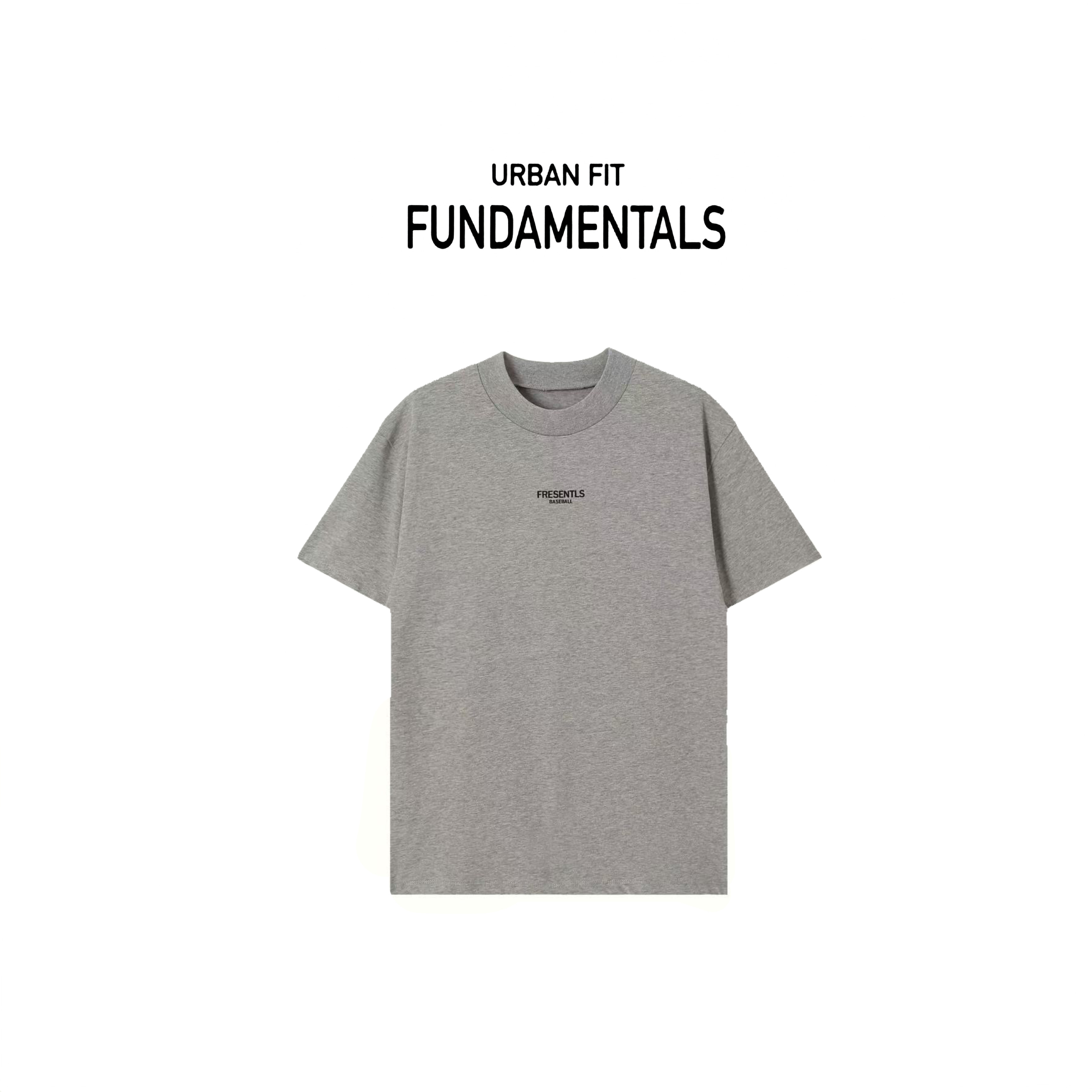 2025夏季新款胸前硅胶小字母 美式高街简约短袖T恤 男女同款