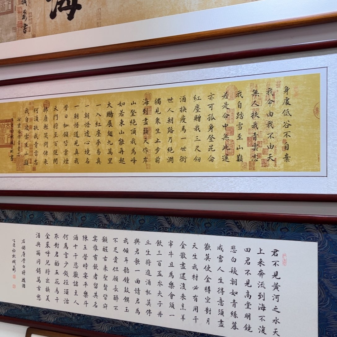 6***5书法青云志160×45cm书法作品