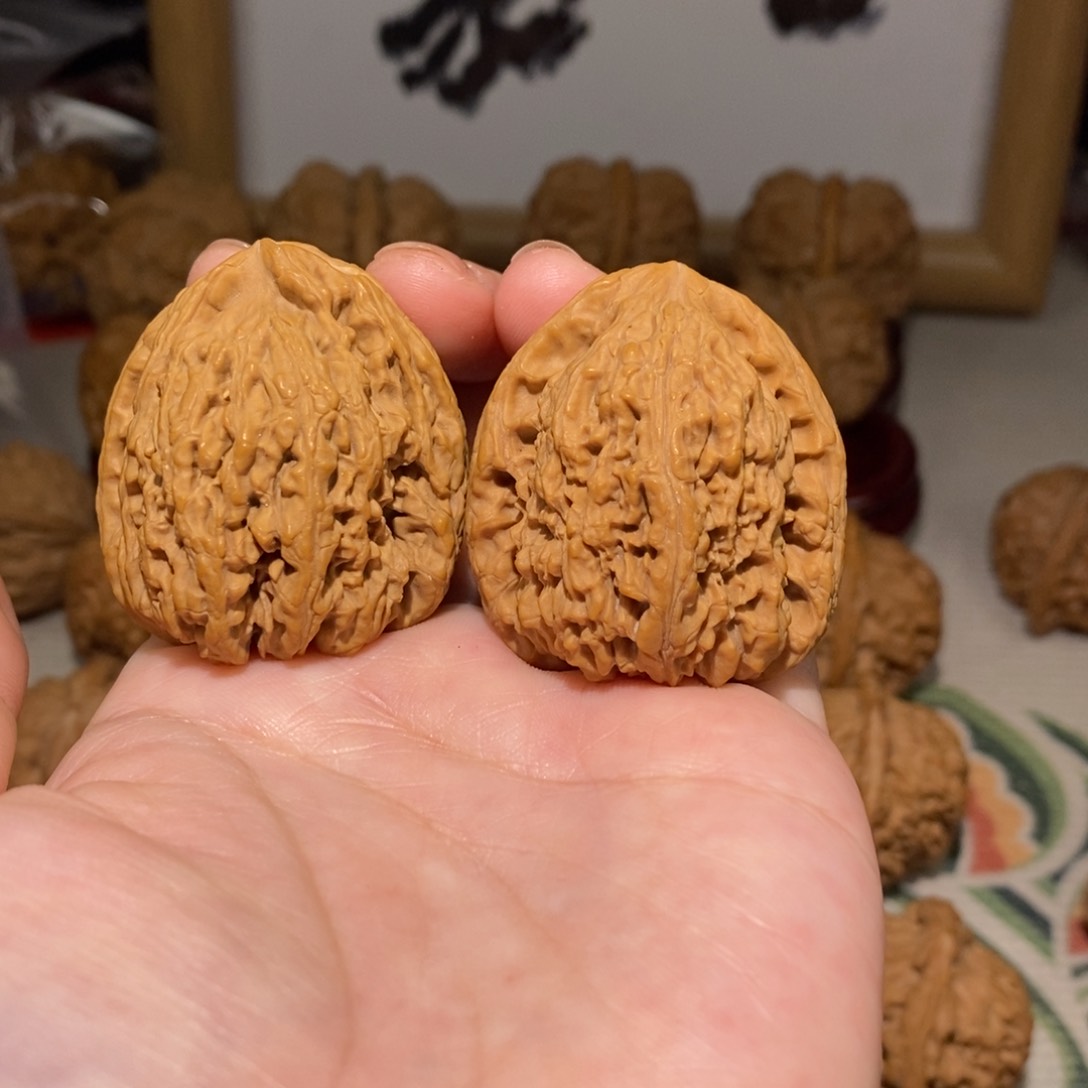 文玩核桃把件36尺高炮拉丝丑南疆