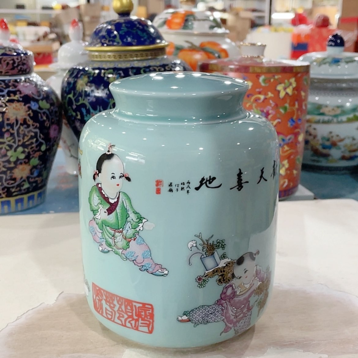 【闪购商品】罐陶瓷茶叶罐密封罐