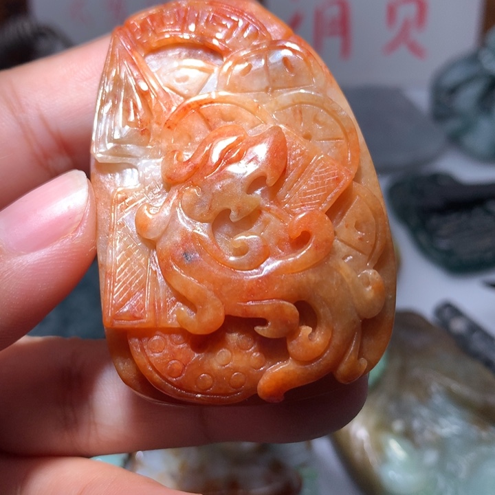 翡翠颈饰未镶嵌保真天然A货翡翠