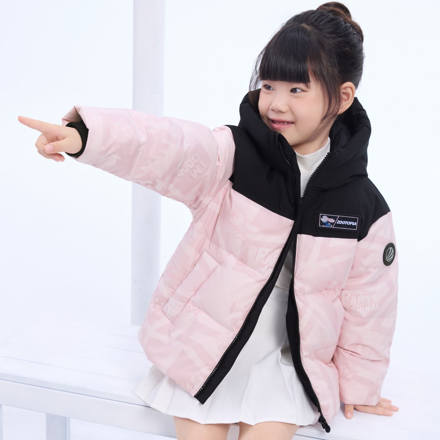 【疯狂动物城联名】25冬新男女童羽绒服户外时尚运动T250246120Q（2）