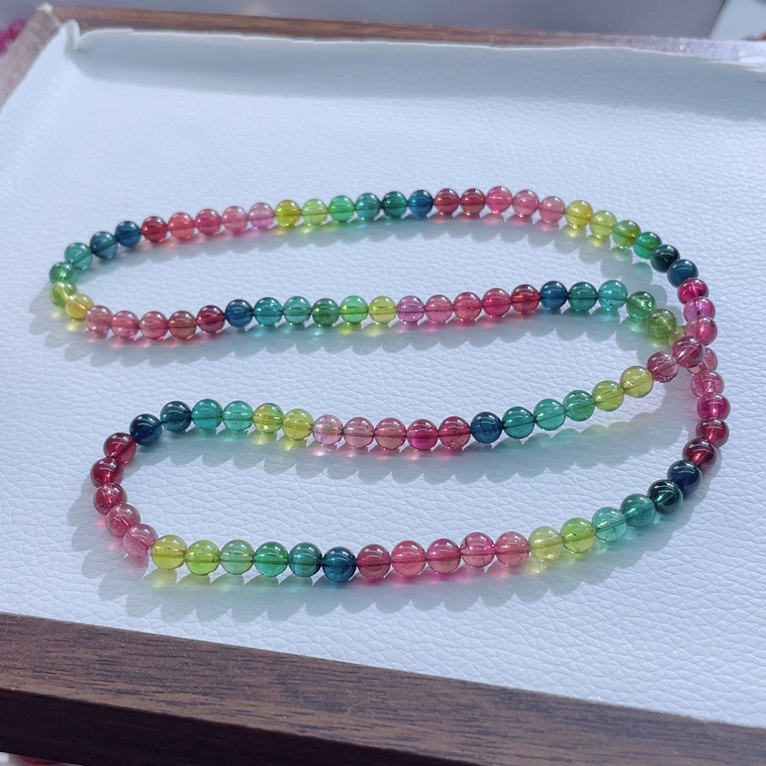 碧玺手链未镶嵌6mm左右