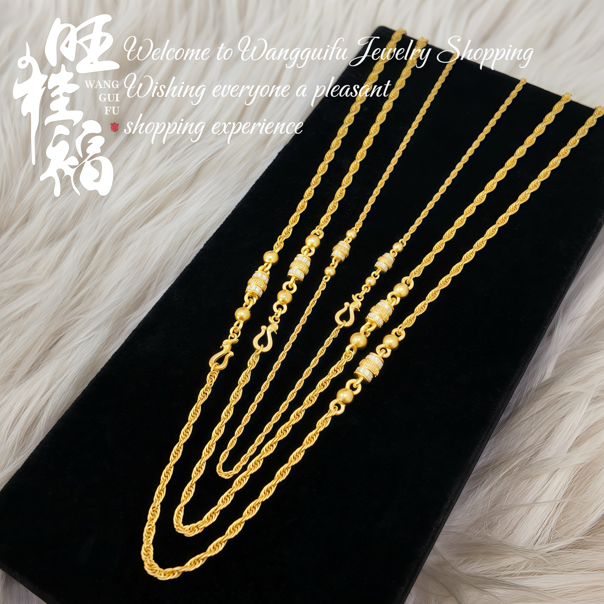 百搭麻花链【原创优惠新品】足金999金凤凰扣头5G麻花项链纯黄金链