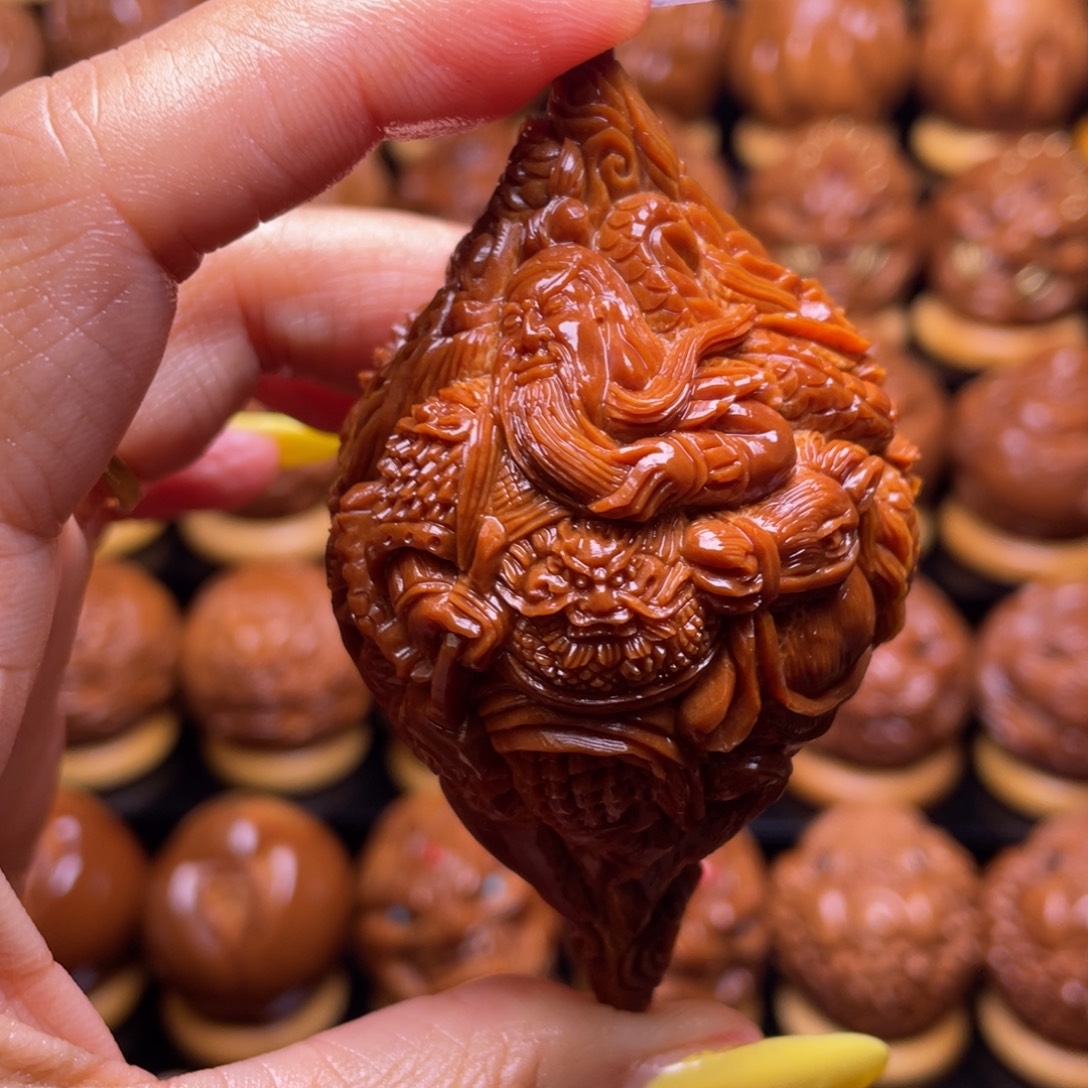 新***哥橄榄核把件巴西大橄榄