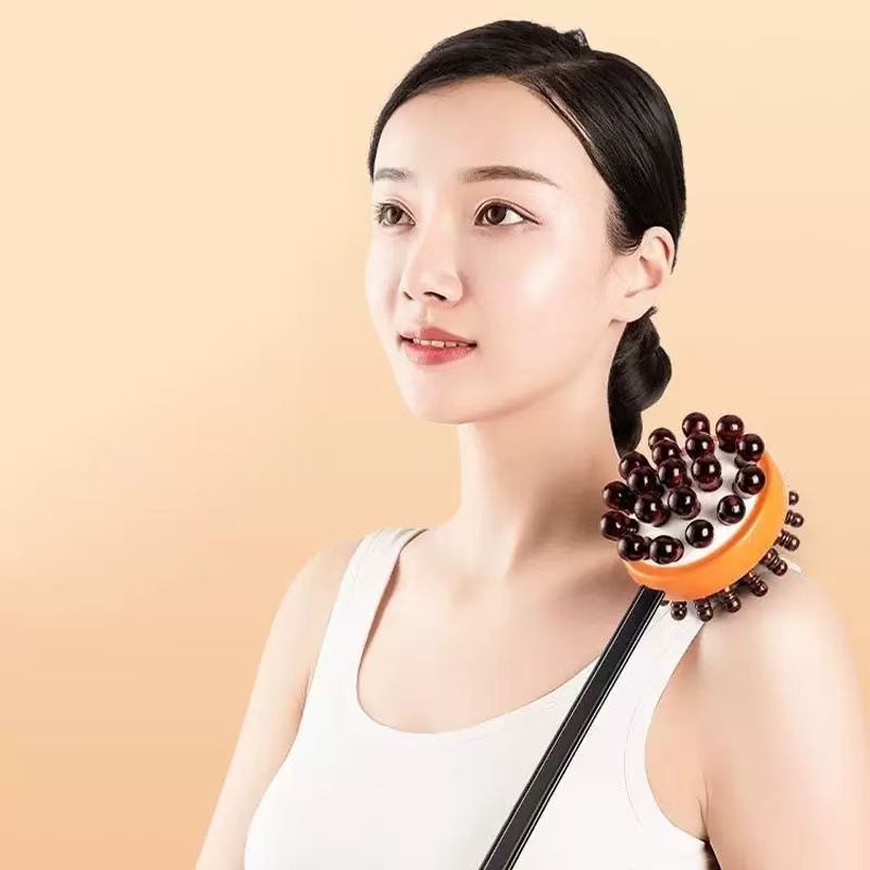 通用按摩锤按摩棒颈肩手持式颈椎按摩器手拿1032