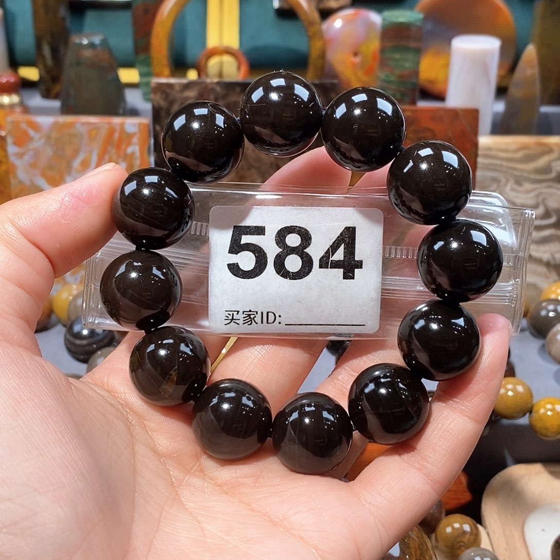 硅化玉天然北票硅化玉手串未镶嵌天然北票硅化玉手串