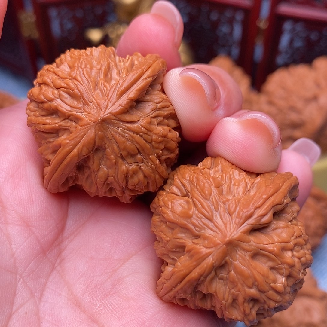 把件文玩核桃37全品毕业山地石子磨