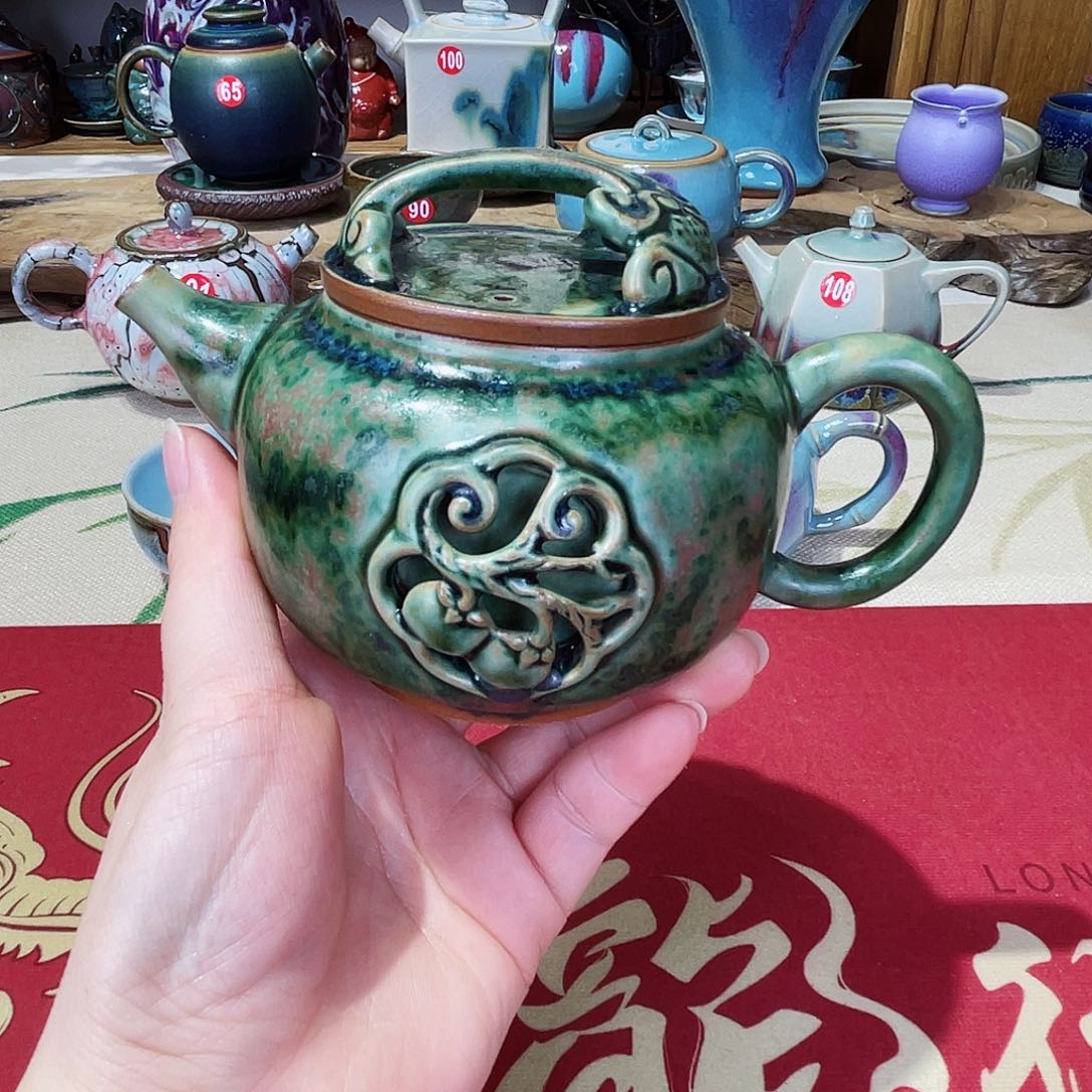 壶禹州钧瓷艺术作品