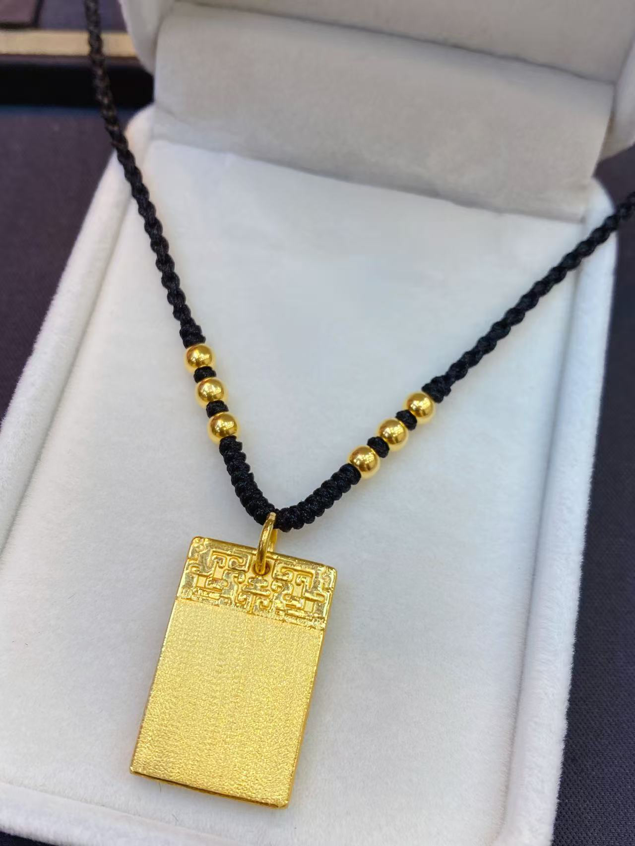 足金999（平安无事牌）投资金条攒黄金悦己送礼（高30.5mm 宽17.1mm）