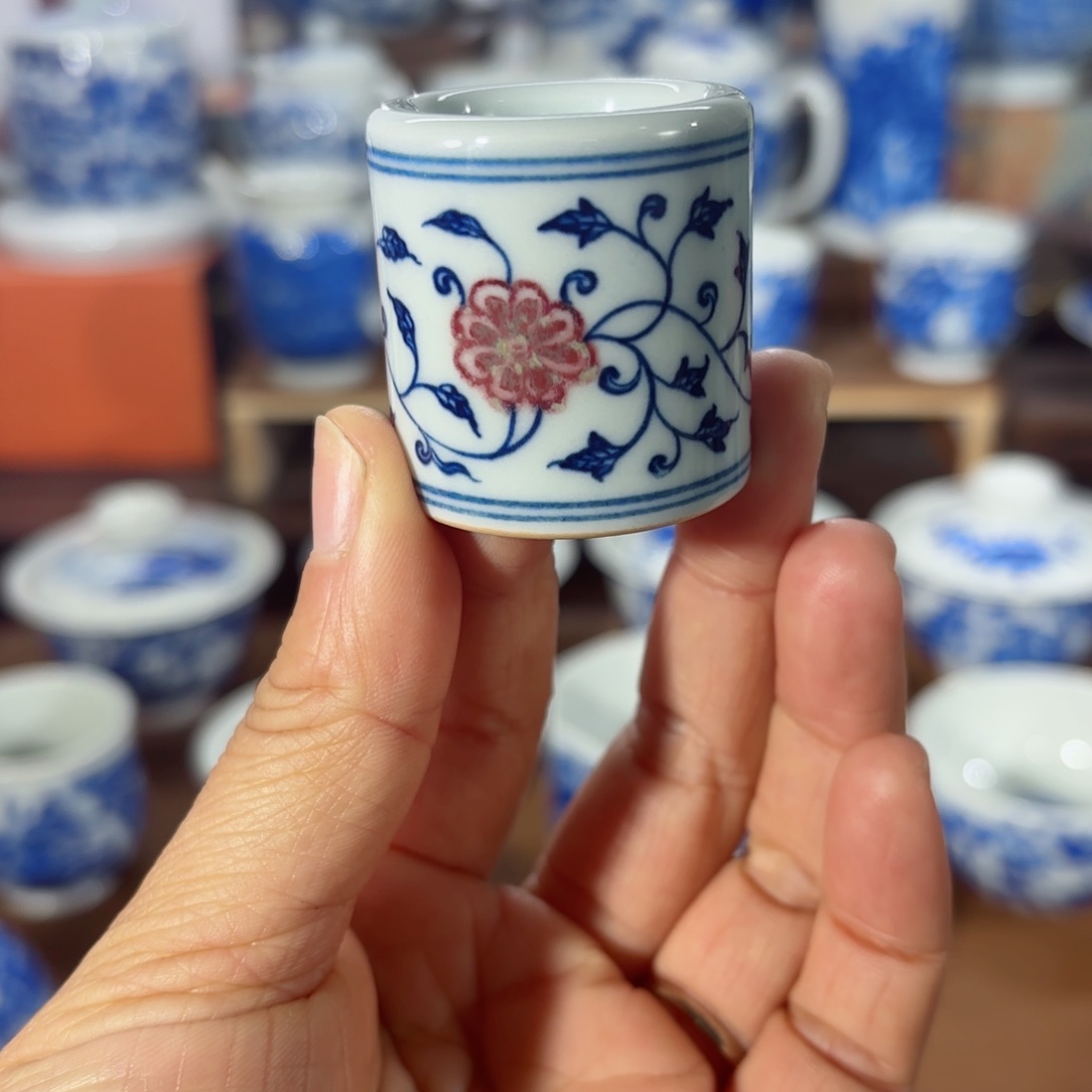 杯全手工全手绘陶瓷