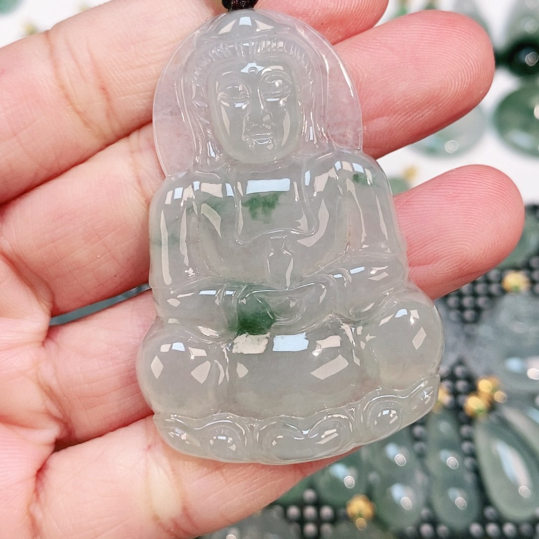 翡翠颈饰未镶嵌吊坠