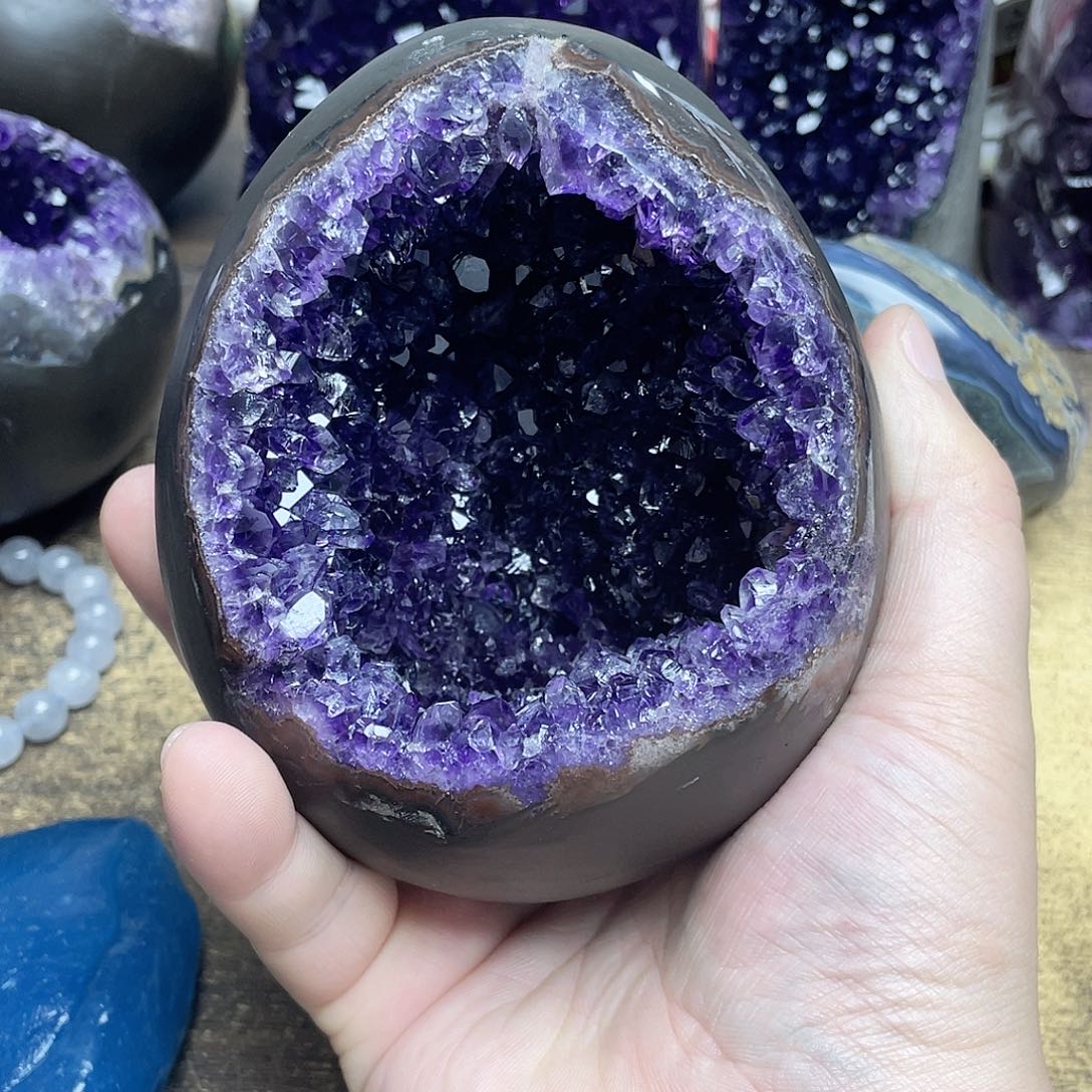 未镶嵌紫晶大型摆件（非配饰）呵****