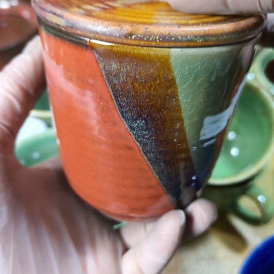 天***芳瓷片磁州窑五厂盘碗壶杯有瑕疵