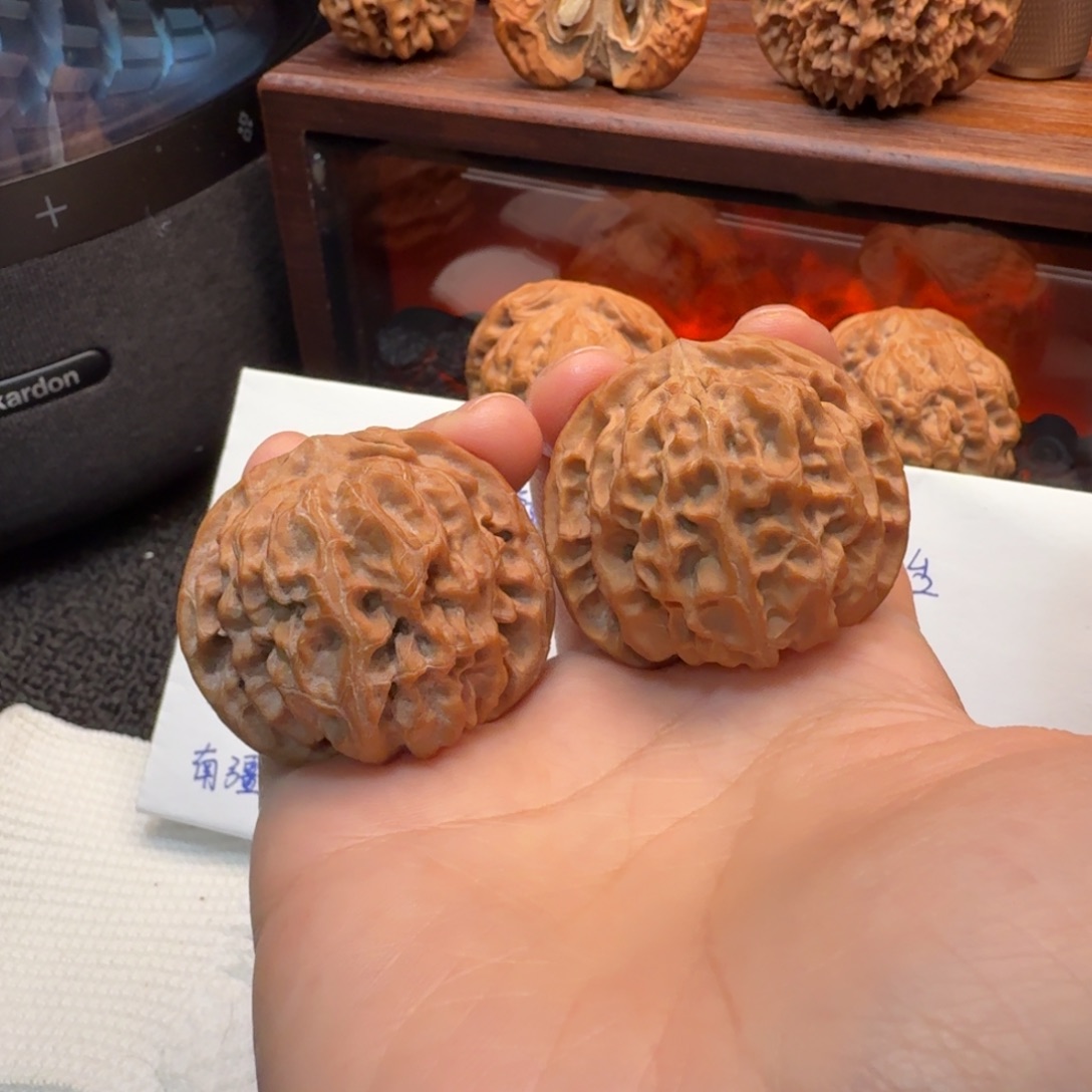 P***t把件文玩核桃41+苹果园