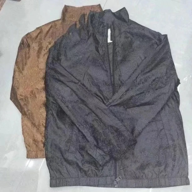 新款男士时尚百搭印花夹克外套