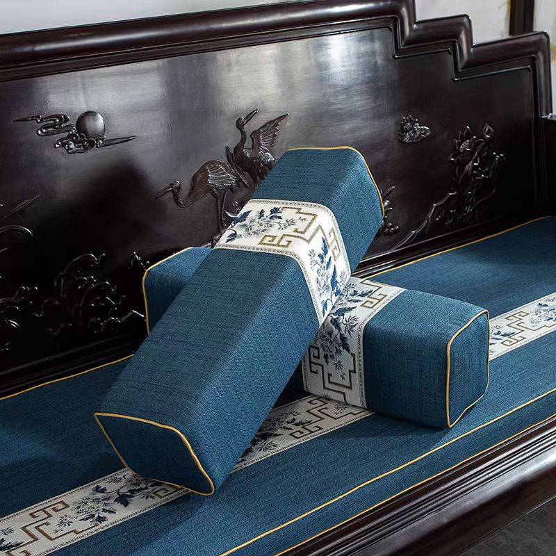 红木沙发扶手枕新中式古典方形枕实木沙发靠枕落手枕罗汉床