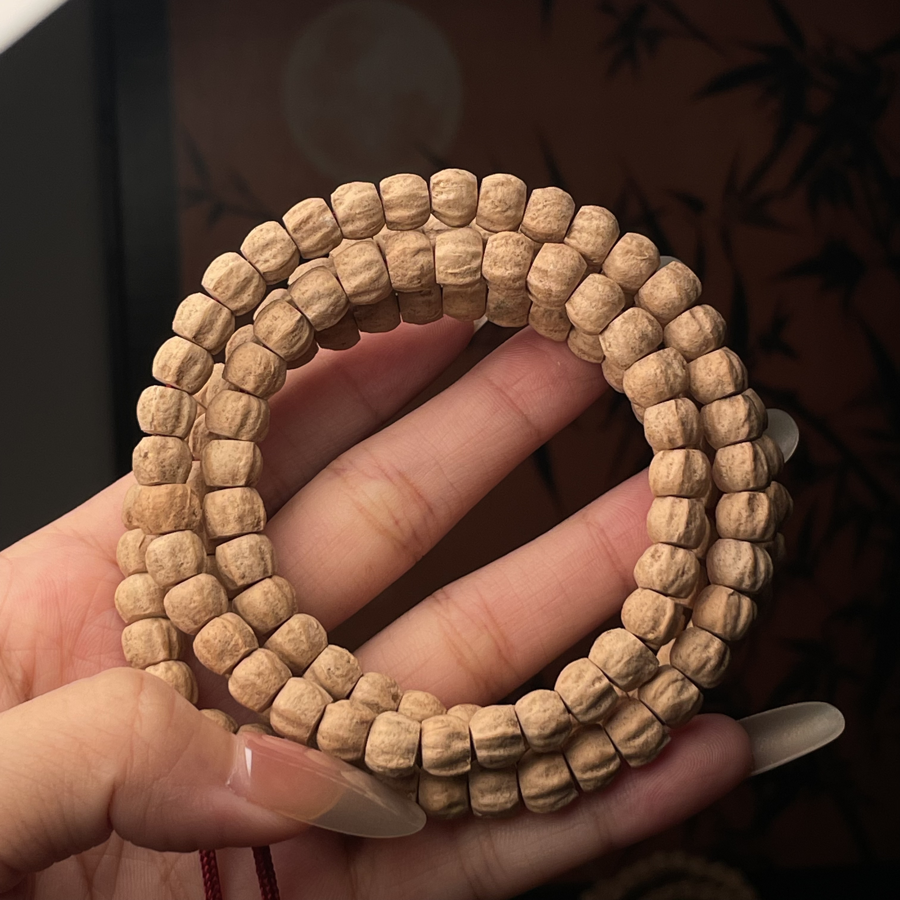 热振柏香粉皮微微脏直切方块