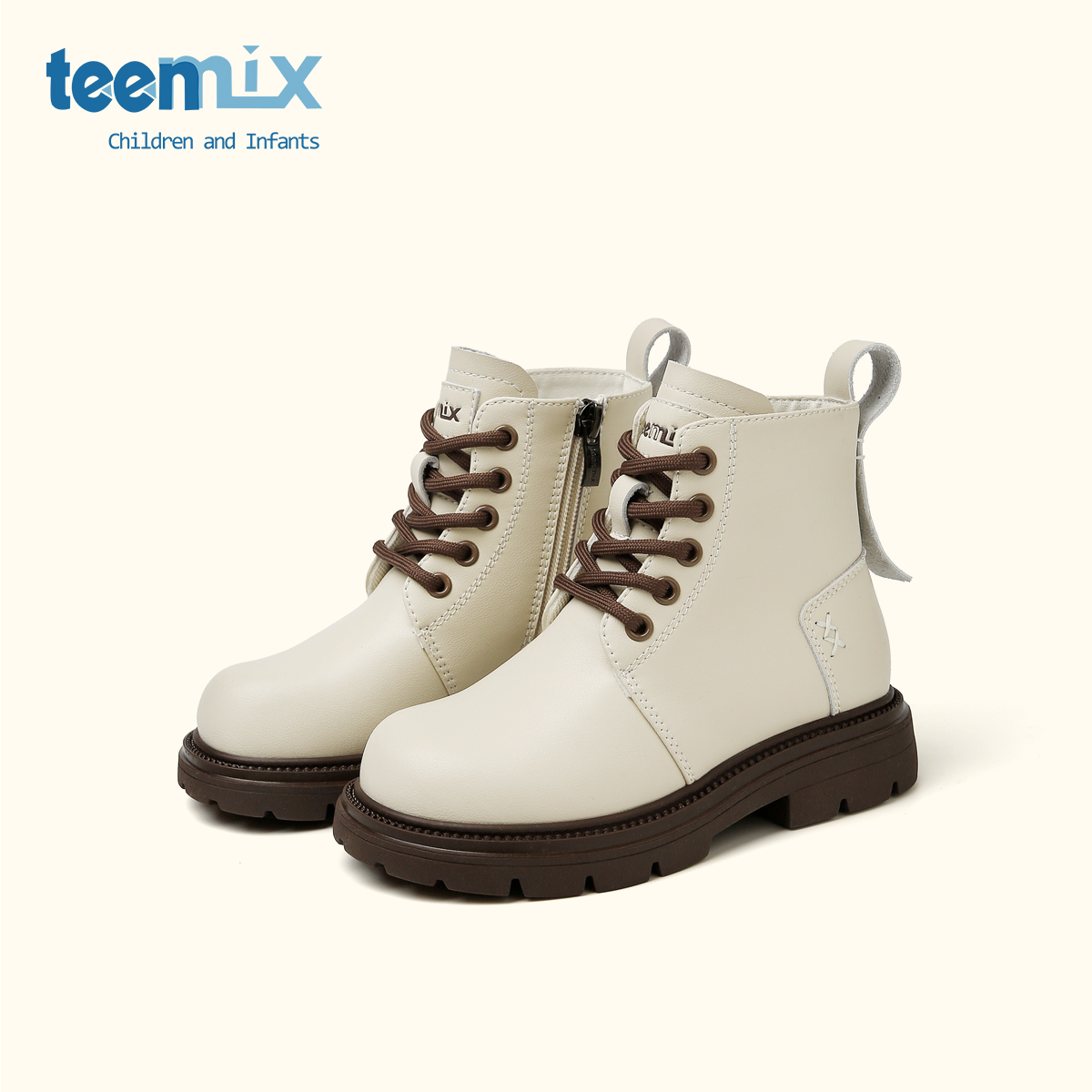 Teenmix/天美意701-730新款男童百搭马丁靴靴子户外时尚女童短靴