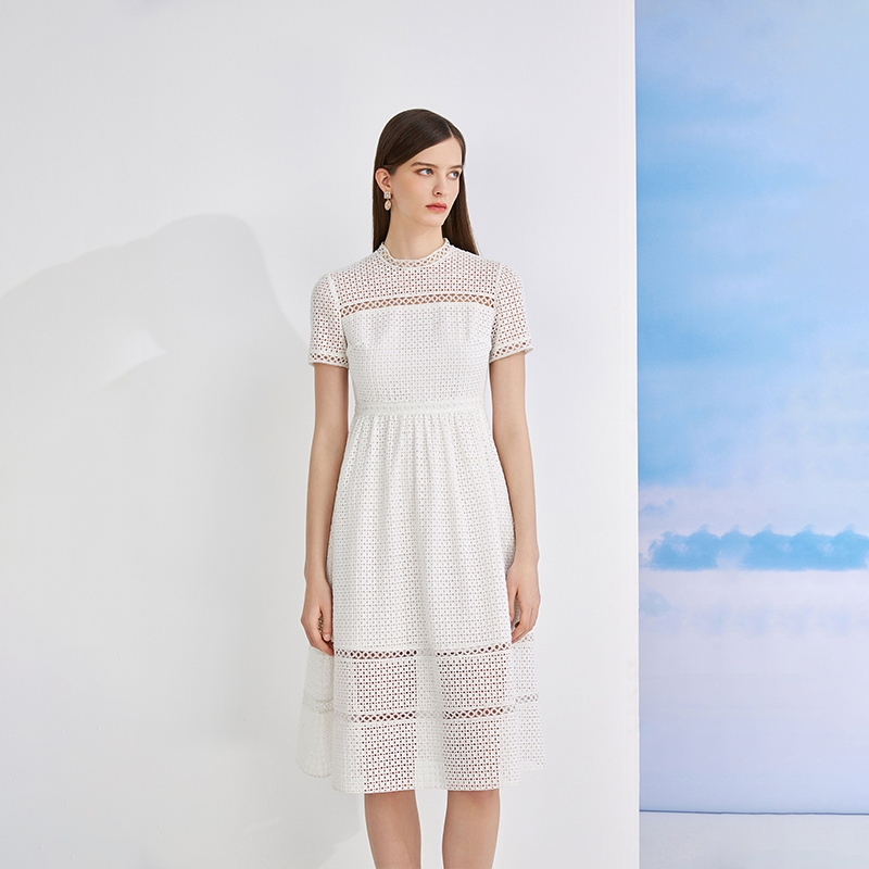 MOJO.S.PHINE百搭休闲纯色连衣裙/MJEB08WOP336W11