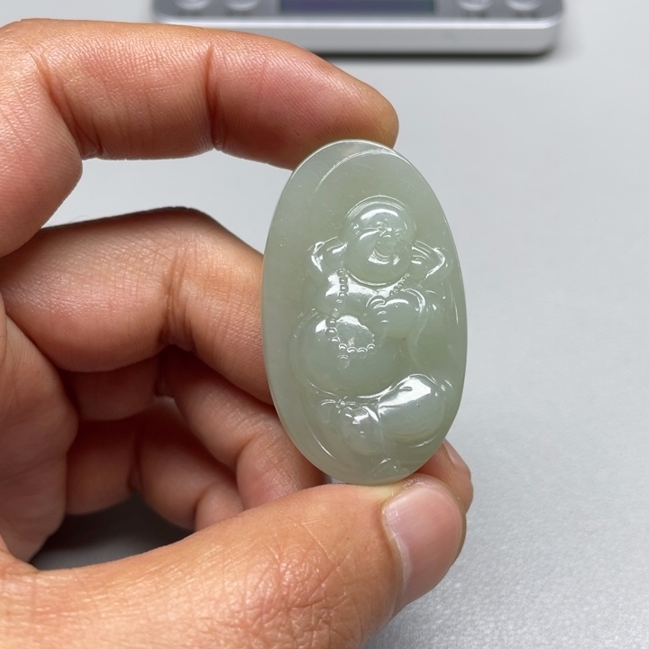 和田玉吊坠(不含链)未镶嵌骑*