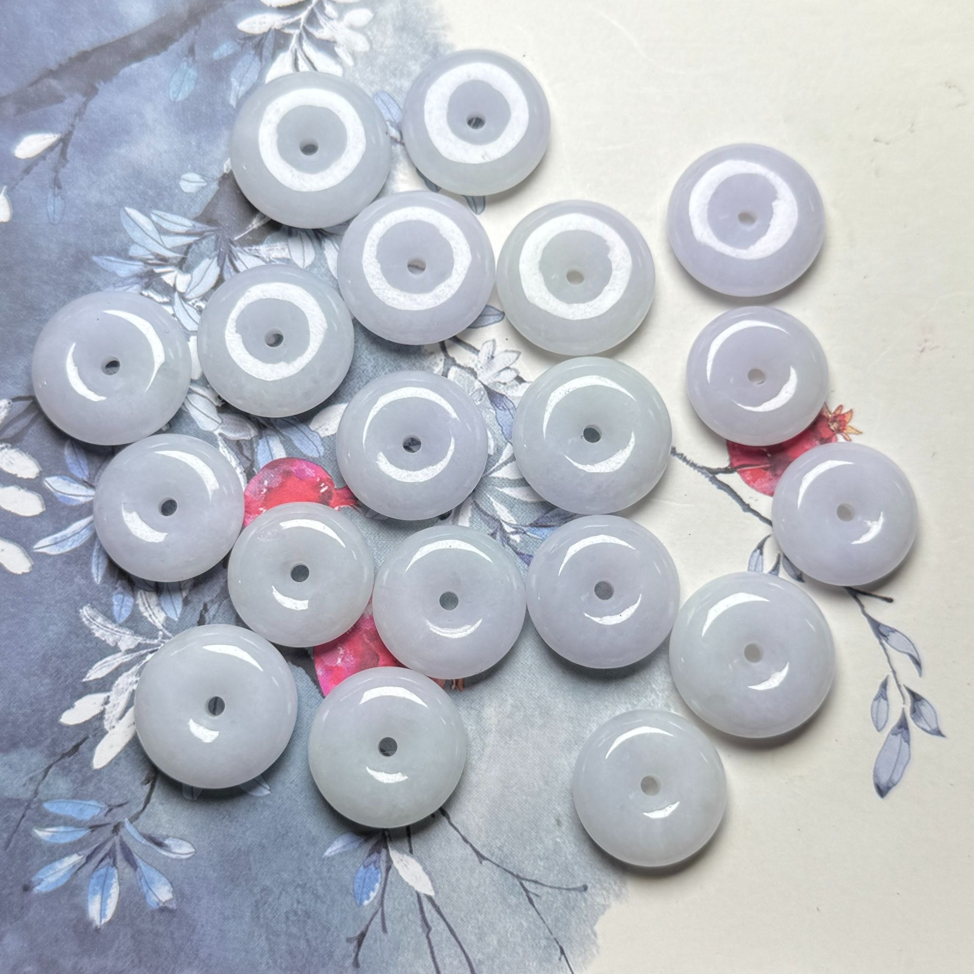 天然A货翡翠小平安扣配绳（多样性发货一个）-#0599