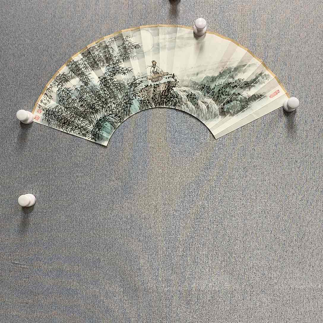 【闪购商品】国画叶金福扇面山水